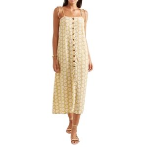 Faithfull the Brand Arrieta Floral-Print Midi Dres